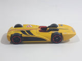 2013 Hot Wheels HW Racing Track Aces GM Chevroletor Yellow Die Cast Toy Car Vehicle