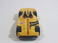 2013 Hot Wheels HW Racing Track Aces GM Chevroletor Yellow Die Cast Toy Car Vehicle