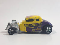 2004 Maisto Tonka Classic Club 1934 Ford Hot Rod "Kruzzer" Yellow and Purple 1/64 Scale Die Cast Toy Car Vehicle