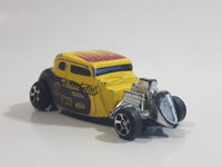 2004 Maisto Tonka Classic Club 1934 Ford Hot Rod "Kruzzer" Yellow and Purple 1/64 Scale Die Cast Toy Car Vehicle