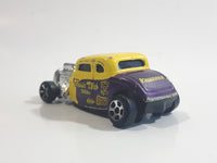 2004 Maisto Tonka Classic Club 1934 Ford Hot Rod "Kruzzer" Yellow and Purple 1/64 Scale Die Cast Toy Car Vehicle