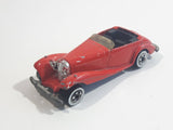 1983 Hot Wheels Mercedes 540K Red Die Cast Toy Classic Car Vehicle WW