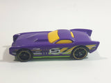 2014 Hot Wheels Super Loop Chase Race The Gov'ner #5 Purple Die Cast Toy Car Vehicle