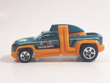 2012 Hot Wheels HW City Works Diesel Duty Truck Dark Teal Green and Orange Die Cast Toy Car Vehicle