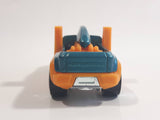 2012 Hot Wheels HW City Works Diesel Duty Truck Dark Teal Green and Orange Die Cast Toy Car Vehicle