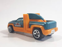 2012 Hot Wheels HW City Works Diesel Duty Truck Dark Teal Green and Orange Die Cast Toy Car Vehicle