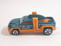 2012 Hot Wheels HW City Works Diesel Duty Truck Dark Teal Green and Orange Die Cast Toy Car Vehicle