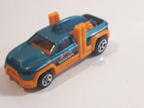 2012 Hot Wheels HW City Works Diesel Duty Truck Dark Teal Green and Orange Die Cast Toy Car Vehicle