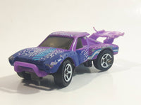 Rare 1998 Hot Wheels Crashers Boulder Basher Bending Purple Die Cast Toy Car Vehicle