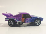 Rare 1998 Hot Wheels Crashers Boulder Basher Bending Purple Die Cast Toy Car Vehicle