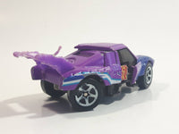 Rare 1998 Hot Wheels Crashers Boulder Basher Bending Purple Die Cast Toy Car Vehicle