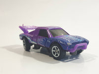 Rare 1998 Hot Wheels Crashers Boulder Basher Bending Purple Die Cast Toy Car Vehicle