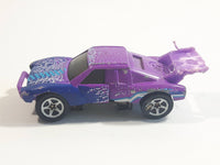 Rare 1998 Hot Wheels Crashers Boulder Basher Bending Purple Die Cast Toy Car Vehicle