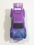 Rare 1998 Hot Wheels Crashers Boulder Basher Bending Purple Die Cast Toy Car Vehicle