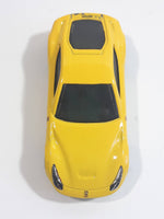 2014 Hot Wheels HW City - Speed Team Ferrari F12 Berlinetta Yellow Die Cast Toy Car Vehicle