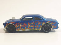 2013 Hot Wheels HW Showroom American Turbo Shoe Box Metallic Blue Die Cast Toy Car Vehicle