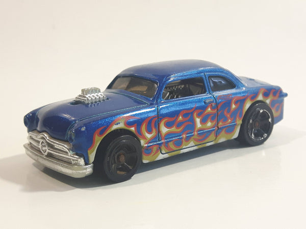 2013 Hot Wheels HW Showroom American Turbo Shoe Box Metallic Blue Die Cast Toy Car Vehicle