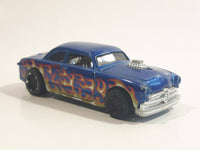 2013 Hot Wheels HW Showroom American Turbo Shoe Box Metallic Blue Die Cast Toy Car Vehicle