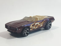 2017 Hot Wheels HW Flames '69 Camaro Convertible Brown Die Cast Toy Car Vehicle