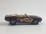 2017 Hot Wheels HW Flames '69 Camaro Convertible Brown Die Cast Toy Car Vehicle