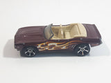 2017 Hot Wheels HW Flames '69 Camaro Convertible Brown Die Cast Toy Car Vehicle