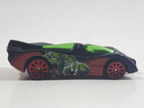 2015 Hot Wheels Ultimate Spider-Man v Sinister 6 Power Pistons Black Die Cast Toy Car Vehicle