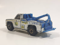 1977 Hot Wheels Flying Colors Ramblin' Wrecker Tow Truck Rig White Die Cast Toy Car Vehicle - Hong Kong