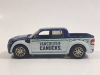 2007 Upper Deck Vancouver Canucks NHL Ice Hockey Ford SVT Adrenaline Concept Truck Dark Blue and White Die Cast Toy Car Vehicle