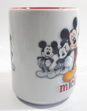 Authentic Original Disney Parks Walt Disney World Mickey Mouse 3D White and Red Ceramic Coffee Mug - Cartoon Character Collectible