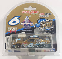 2003 Team Caliber Pit Stop Issue #58 NASCAR Roush Racing #6 Mark Martin 500 Consecutive Starts Viagra Rafael Palmero Ford Taurus Gold Die Cast Toy Race Car Vehicle  New in Package