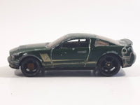 2010 Hot Wheels Faster Than Ever '07 Shelby GT500 Dark Green Die Cast Toy Muscle Car Vehicle