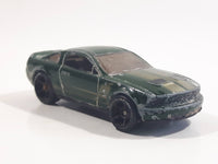 2010 Hot Wheels Faster Than Ever '07 Shelby GT500 Dark Green Die Cast Toy Muscle Car Vehicle