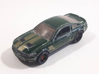 2010 Hot Wheels Faster Than Ever '07 Shelby GT500 Dark Green Die Cast Toy Muscle Car Vehicle