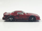 2000 Hot Wheels Mustang Cobra Metalflake Red Die Cast Toy Car Vehicle