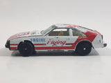 Vintage Yatming Toyota Celica Flying Engine #36 No. 1036 White Red Die Cast Toy Race Car Vehicle