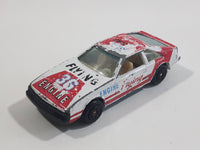 Vintage Yatming Toyota Celica Flying Engine #36 No. 1036 White Red Die Cast Toy Race Car Vehicle