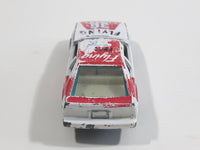 Vintage Yatming Toyota Celica Flying Engine #36 No. 1036 White Red Die Cast Toy Race Car Vehicle