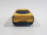 2000 Hot Wheels Corvette Yellow Die Cast Toy Car Vehicle McDonald's Happy Meal