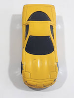 2000 Hot Wheels Corvette Yellow Die Cast Toy Car Vehicle McDonald's Happy Meal