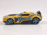 2012 Hot Wheels Thrill Racers City Stunt Fast Fish Yellow Die Cast Toy Race Car Vehicle