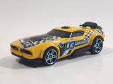 2012 Hot Wheels Thrill Racers City Stunt Fast Fish Yellow Die Cast Toy Race Car Vehicle