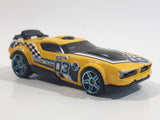 2012 Hot Wheels Thrill Racers City Stunt Fast Fish Yellow Die Cast Toy Race Car Vehicle