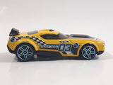 2012 Hot Wheels Thrill Racers City Stunt Fast Fish Yellow Die Cast Toy Race Car Vehicle