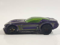 2009 Hot Wheels HW Designs Pony-Up Metallic Purple Die Cast Toy Car Vehicle