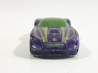 2009 Hot Wheels HW Designs Pony-Up Metallic Purple Die Cast Toy Car Vehicle