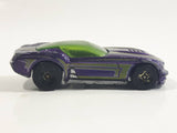 2009 Hot Wheels HW Designs Pony-Up Metallic Purple Die Cast Toy Car Vehicle