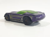 2009 Hot Wheels HW Designs Pony-Up Metallic Purple Die Cast Toy Car Vehicle