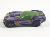 2009 Hot Wheels HW Designs Pony-Up Metallic Purple Die Cast Toy Car Vehicle