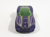 2009 Hot Wheels HW Designs Pony-Up Metallic Purple Die Cast Toy Car Vehicle