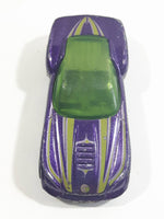 2009 Hot Wheels HW Designs Pony-Up Metallic Purple Die Cast Toy Car Vehicle